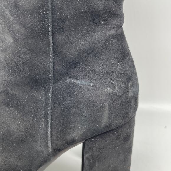 Jeffrey Campbell Women's Spaced Block Heel Bootie Black Suede Size 6.5 - Picture 14 of 15